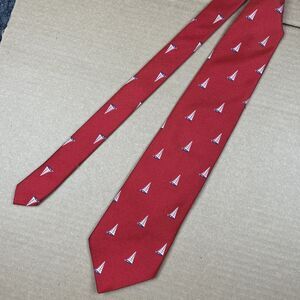 Brooks Brothers Makers Tie Men’s 59”x3.75” Silk Red Sailboat AOP